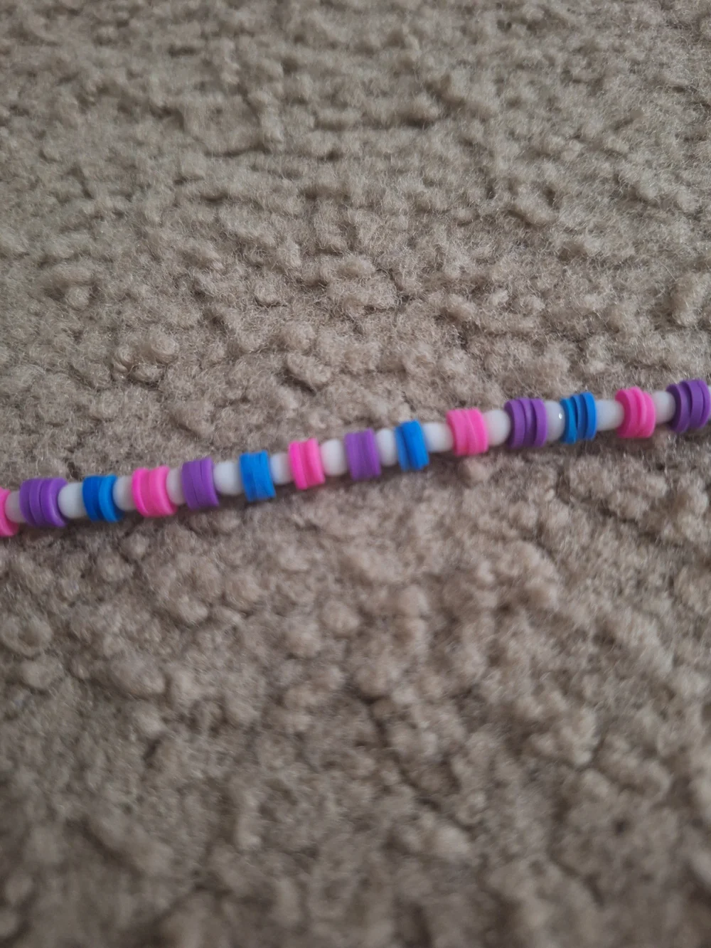 Accessorize Kids Beaded Bracelet in Pink, Blue and Purple